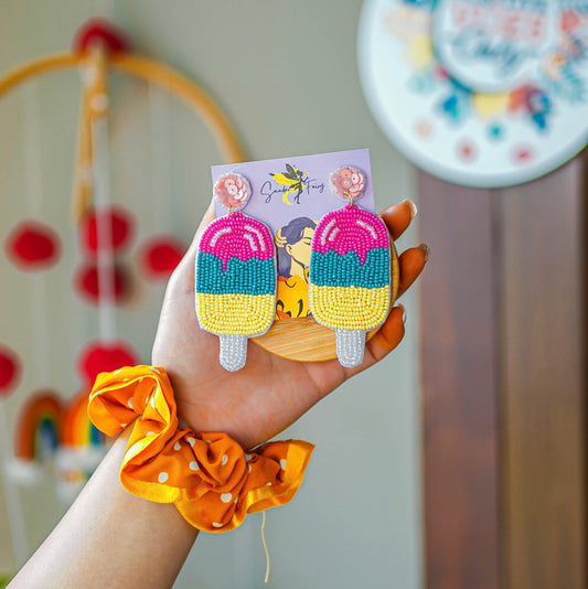 Charming Cone Hand-Made Earings