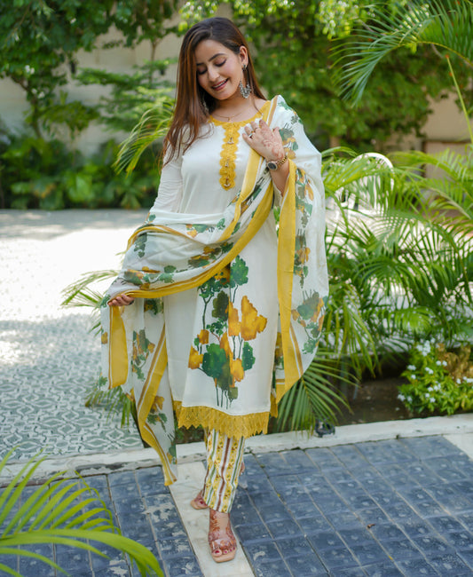 Pure Cotton Printed Suit Set