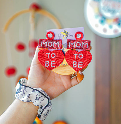 Mom To Be Handmade Earings